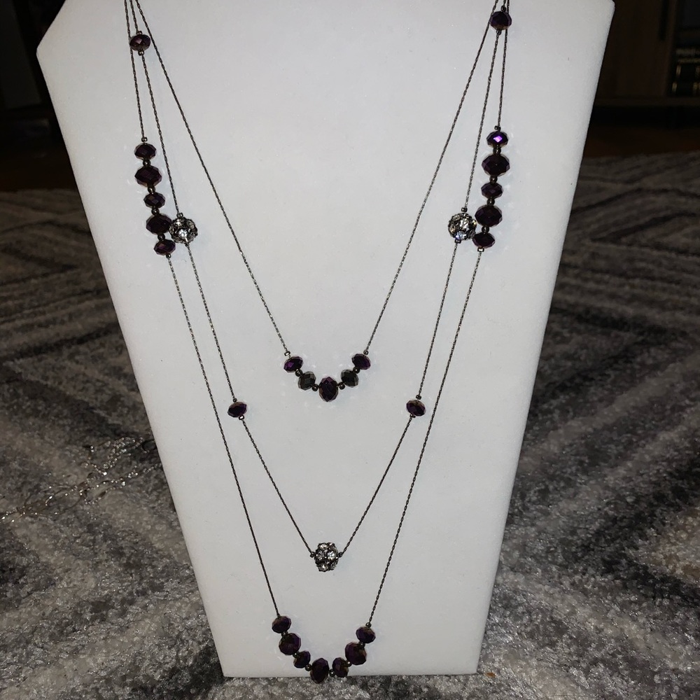 Lane Bryant Three Tiered Necklace